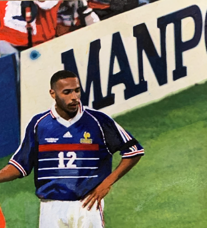 Thierry Henry 1998 - Limited Tee - Powder Blue